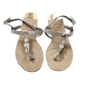 🆕 Sam & Libby jeweled thong gladiator sandals 8.5